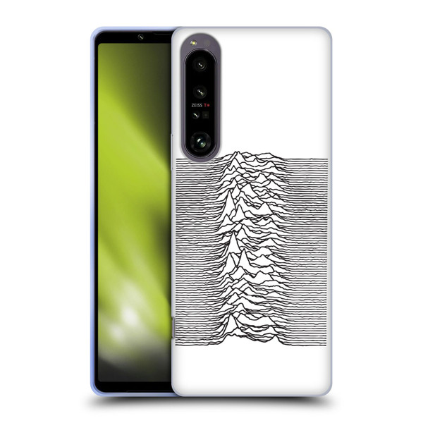 Joy Division Graphics Pulsar Waves Soft Gel Case for Sony Xperia 1 IV