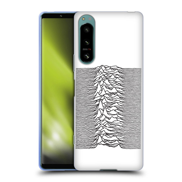 Joy Division Graphics Pulsar Waves Soft Gel Case for Sony Xperia 5 IV