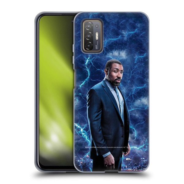 Black Lightning Characters Jefferson Pierce Soft Gel Case for HTC Desire 21 Pro 5G