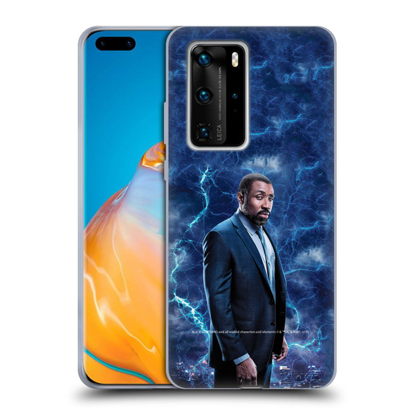 Black Lightning Characters Jefferson Pierce Soft Gel Case for Huawei P40 Pro / P40 Pro Plus 5G