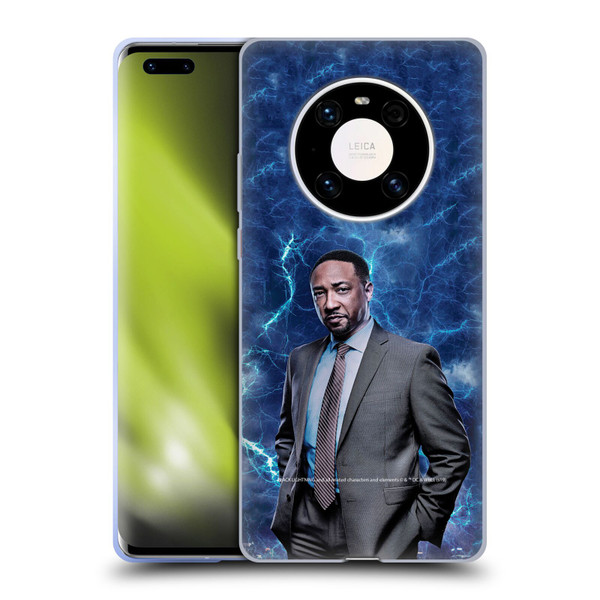 Black Lightning Characters William Henderson Soft Gel Case for Huawei Mate 40 Pro 5G