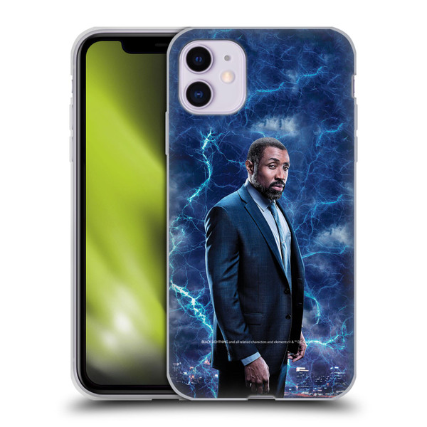 Black Lightning Characters Jefferson Pierce Soft Gel Case for Apple iPhone 11