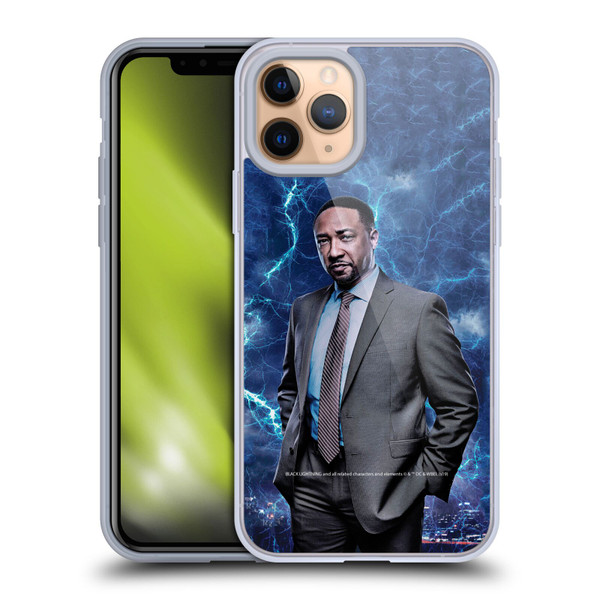 Black Lightning Characters William Henderson Soft Gel Case for Apple iPhone 11 Pro