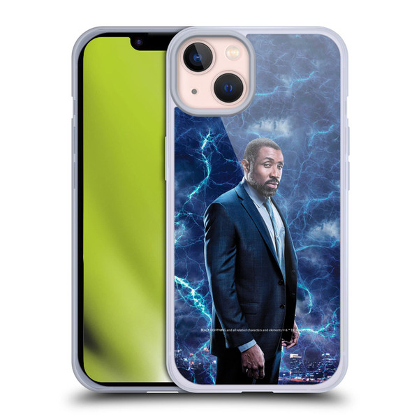 Black Lightning Characters Jefferson Pierce Soft Gel Case for Apple iPhone 13