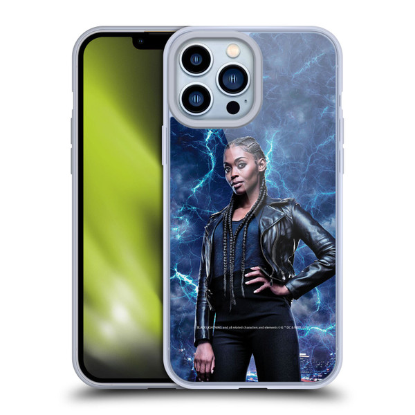 Black Lightning Characters Anissa Pierce Soft Gel Case for Apple iPhone 13 Pro Max