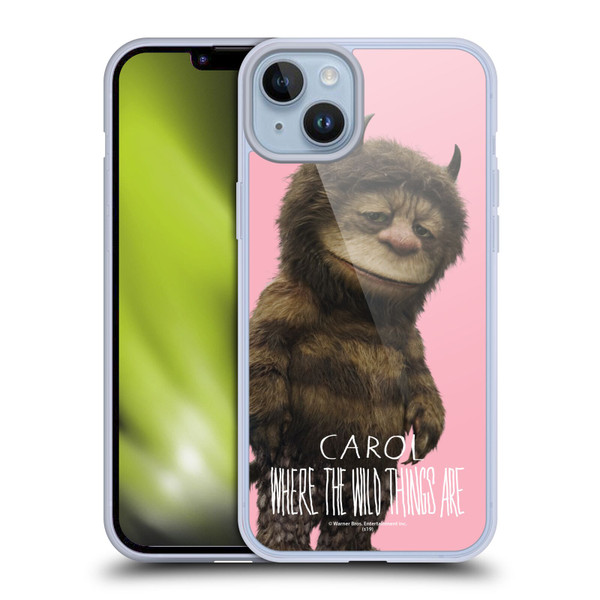 Where the Wild Things Are Movie Characters Carol Soft Gel Case for Apple iPhone 14 Plus