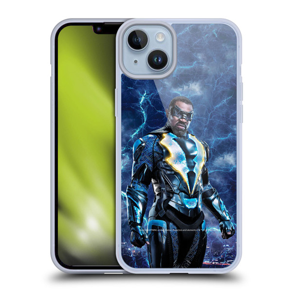 Black Lightning Characters Black Lightning Soft Gel Case for Apple iPhone 14 Plus