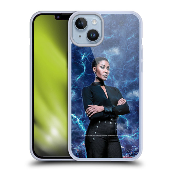 Black Lightning Characters Lynn Pierce Soft Gel Case for Apple iPhone 14 Plus