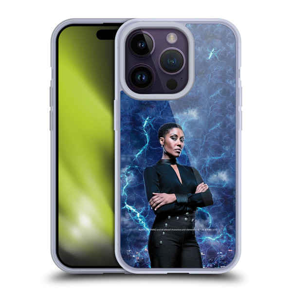 Black Lightning Characters Lynn Pierce Soft Gel Case for Apple iPhone 14 Pro