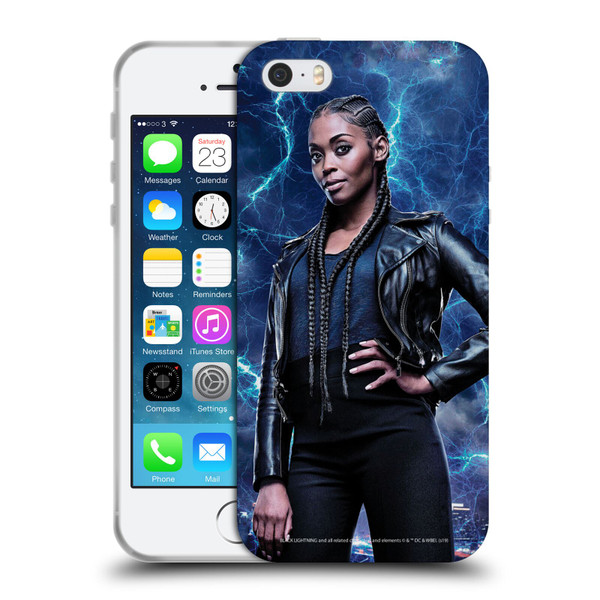 Black Lightning Characters Anissa Pierce Soft Gel Case for Apple iPhone 5 / 5s / iPhone SE 2016