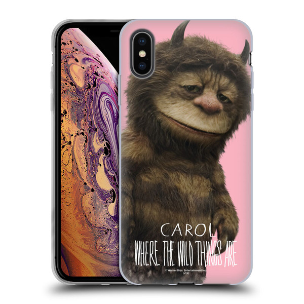 Where the Wild Things Are Movie Characters Carol Soft Gel Case for Apple iPhone XS Max