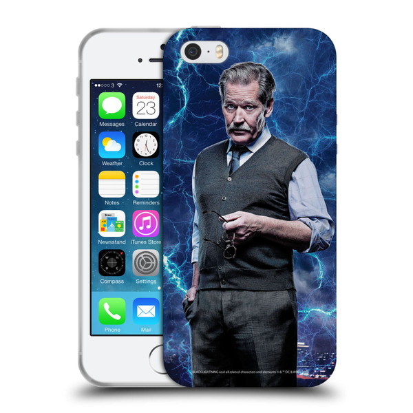 Black Lightning Characters Peter Gambi Soft Gel Case for Apple iPhone 5 / 5s / iPhone SE 2016