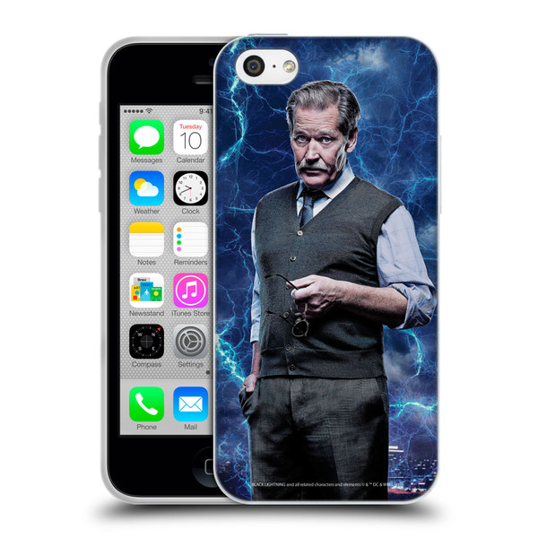Black Lightning Characters Peter Gambi Soft Gel Case for Apple iPhone 5c