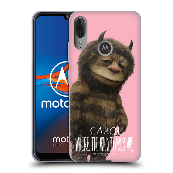 Where the Wild Things Are Movie Characters Carol Soft Gel Case for Motorola Moto E6 Plus