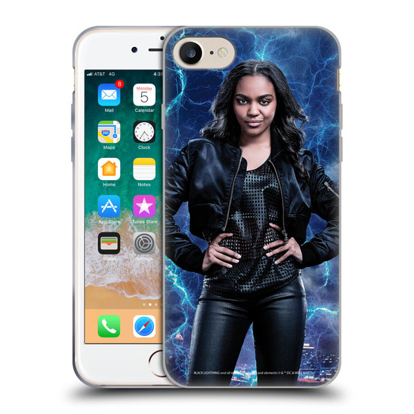 Black Lightning Characters Jennifer Pierce Soft Gel Case for Apple iPhone 7 / 8 / SE 2020 & 2022