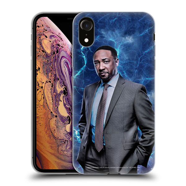 Black Lightning Characters William Henderson Soft Gel Case for Apple iPhone XR