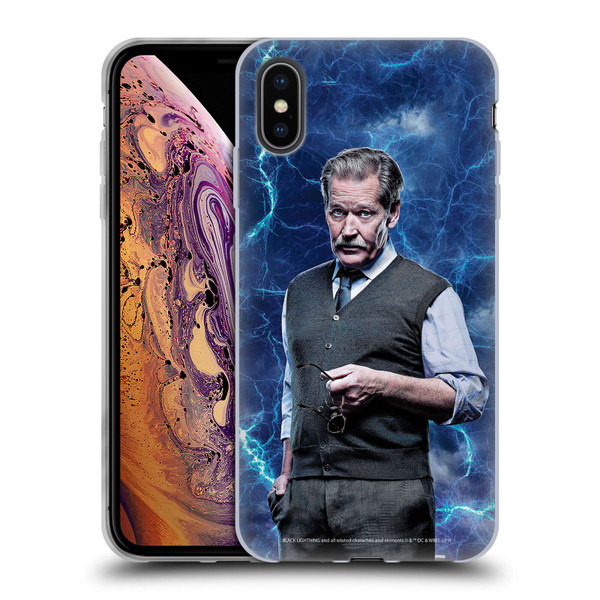 Black Lightning Characters Peter Gambi Soft Gel Case for Apple iPhone XS Max