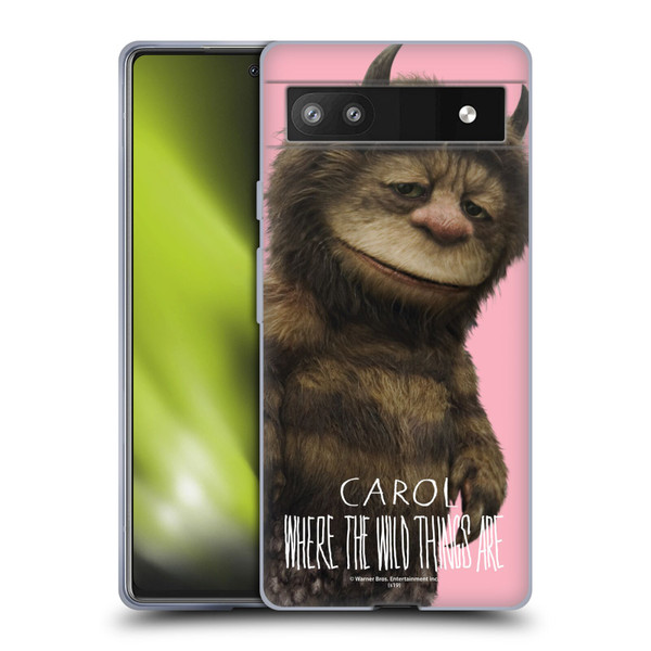 Where the Wild Things Are Movie Characters Carol Soft Gel Case for Google Pixel 6a
