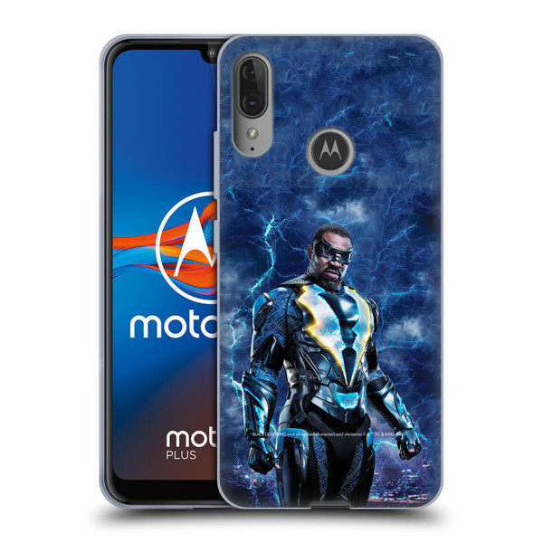 Black Lightning Characters Black Lightning Soft Gel Case for Motorola Moto E6 Plus