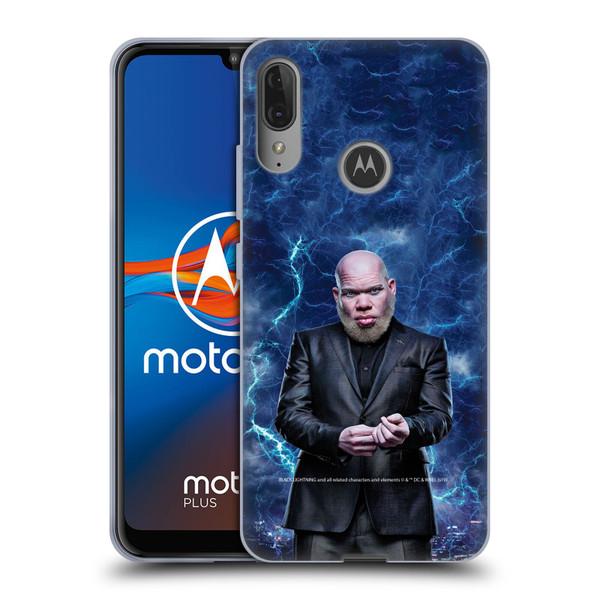 Black Lightning Characters Tobias Whale Soft Gel Case for Motorola Moto E6 Plus