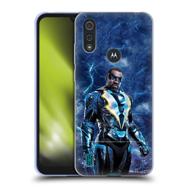 Black Lightning Characters Black Lightning Soft Gel Case for Motorola Moto E6s (2020)