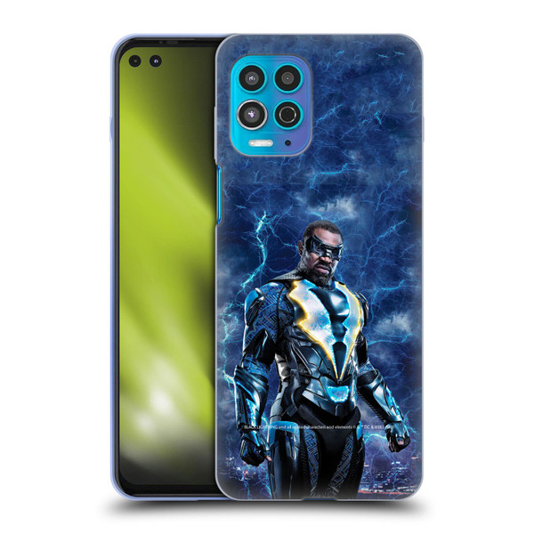 Black Lightning Characters Black Lightning Soft Gel Case for Motorola Moto G100