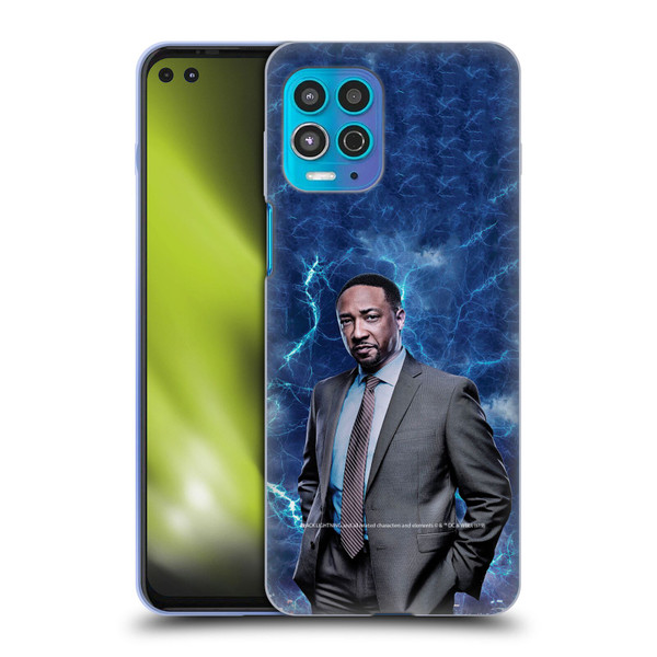 Black Lightning Characters William Henderson Soft Gel Case for Motorola Moto G100