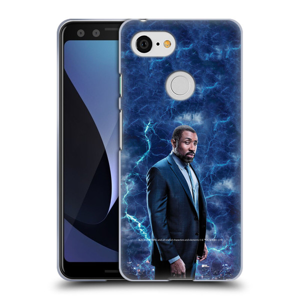 Black Lightning Characters Jefferson Pierce Soft Gel Case for Google Pixel 3