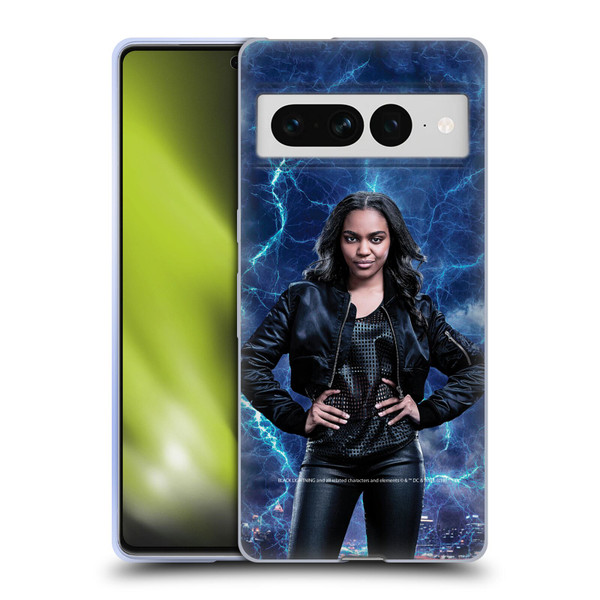 Black Lightning Characters Jennifer Pierce Soft Gel Case for Google Pixel 7 Pro