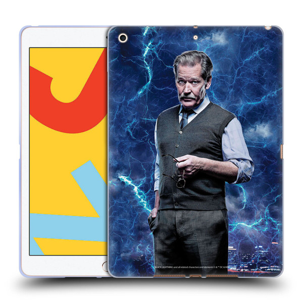 Black Lightning Characters Peter Gambi Soft Gel Case for Apple iPad 10.2 2019/2020/2021