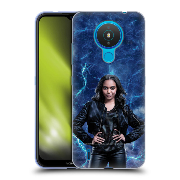 Black Lightning Characters Jennifer Pierce Soft Gel Case for Nokia 1.4