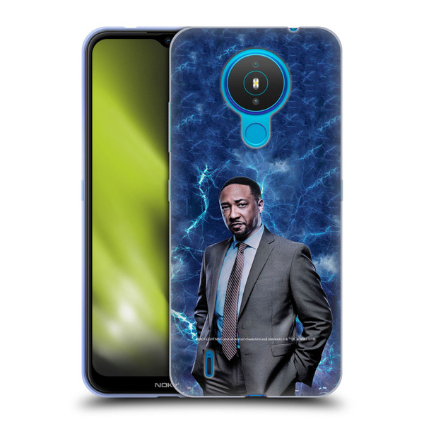 Black Lightning Characters William Henderson Soft Gel Case for Nokia 1.4