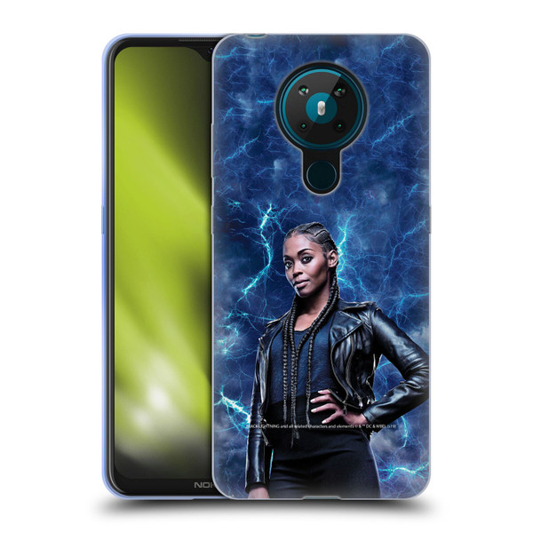 Black Lightning Characters Anissa Pierce Soft Gel Case for Nokia 5.3