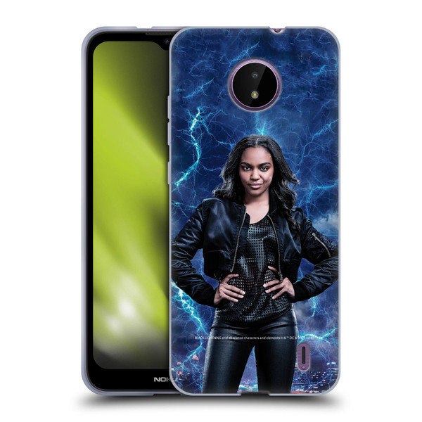 Black Lightning Characters Jennifer Pierce Soft Gel Case for Nokia C10 / C20