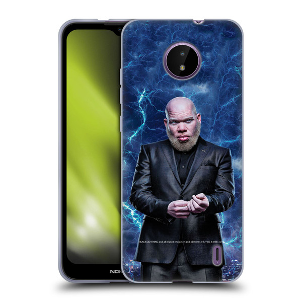 Black Lightning Characters Tobias Whale Soft Gel Case for Nokia C10 / C20
