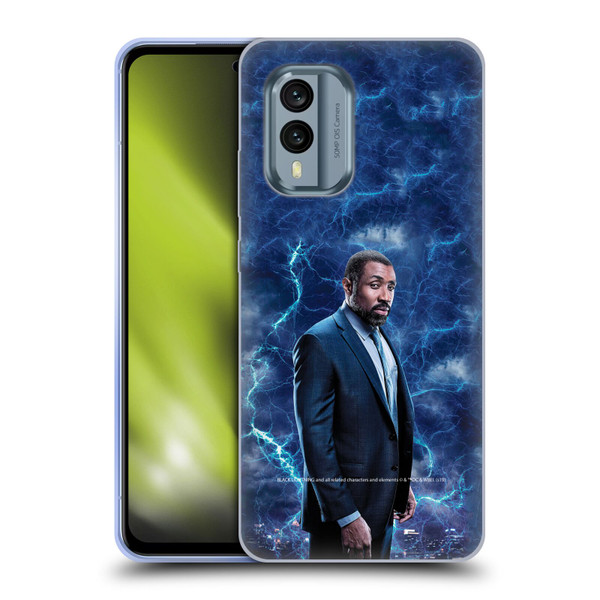 Black Lightning Characters Jefferson Pierce Soft Gel Case for Nokia X30