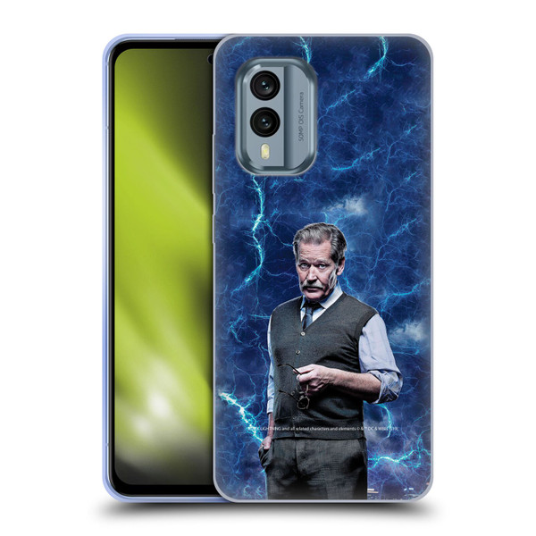 Black Lightning Characters Peter Gambi Soft Gel Case for Nokia X30