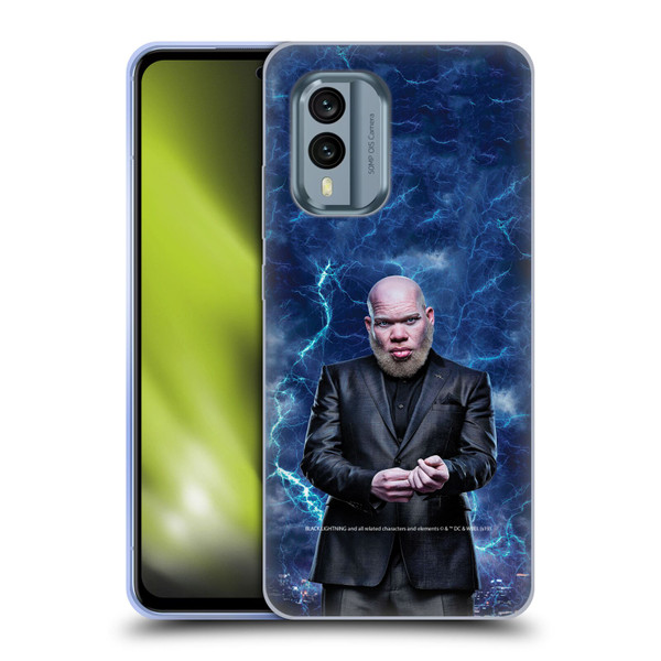 Black Lightning Characters Tobias Whale Soft Gel Case for Nokia X30