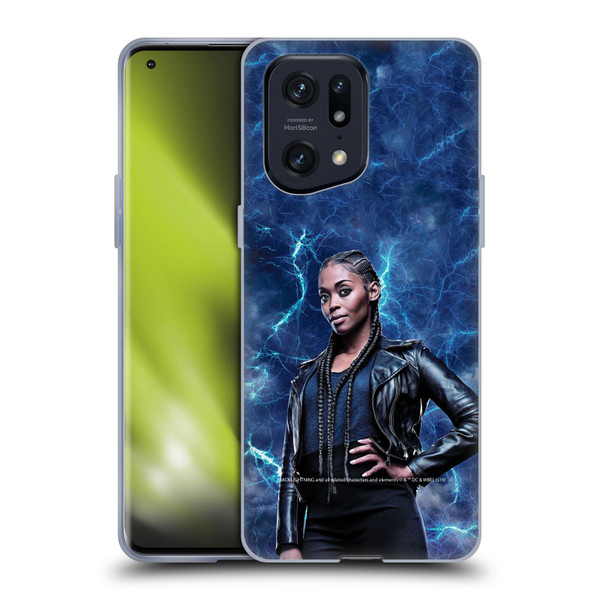 Black Lightning Characters Anissa Pierce Soft Gel Case for OPPO Find X5 Pro