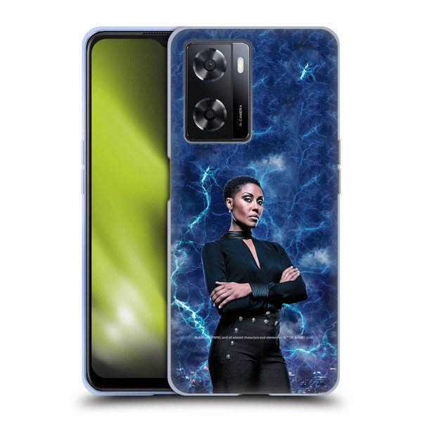 Black Lightning Characters Lynn Pierce Soft Gel Case for OPPO A57s