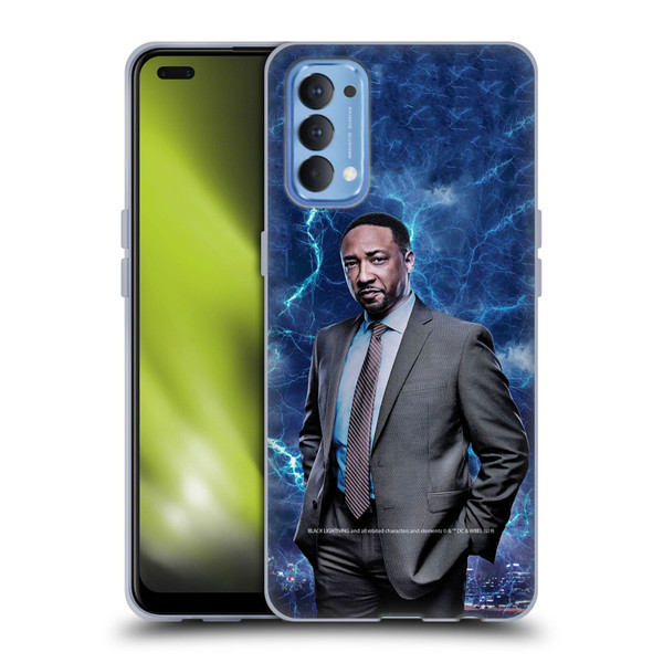 Black Lightning Characters William Henderson Soft Gel Case for OPPO Reno 4 5G
