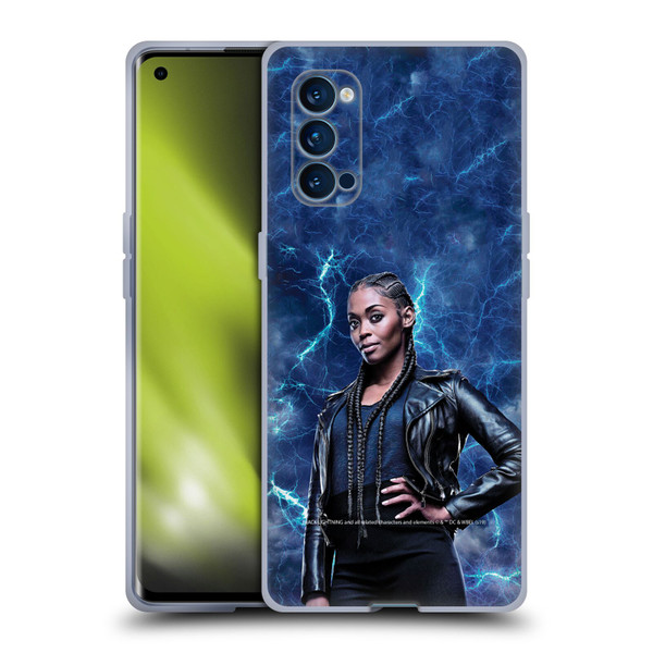 Black Lightning Characters Anissa Pierce Soft Gel Case for OPPO Reno 4 Pro 5G