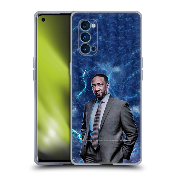 Black Lightning Characters William Henderson Soft Gel Case for OPPO Reno 4 Pro 5G