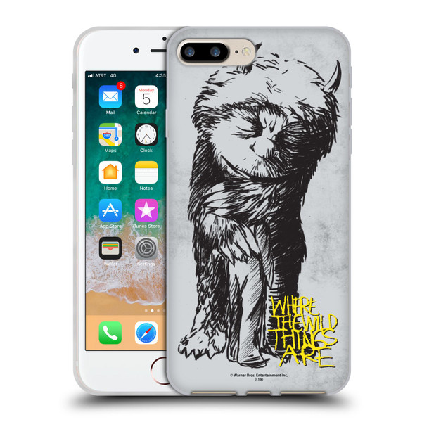 Where the Wild Things Are Movie Graphics Max And Carol Soft Gel Case for Apple iPhone 7 Plus / iPhone 8 Plus