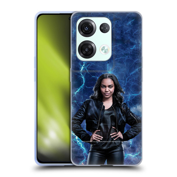 Black Lightning Characters Jennifer Pierce Soft Gel Case for OPPO Reno8 Pro