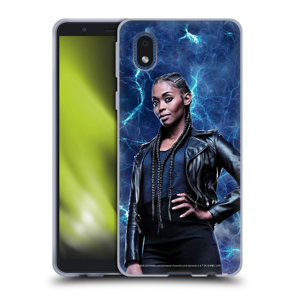 Black Lightning Characters Anissa Pierce Soft Gel Case for Samsung Galaxy A01 Core (2020)