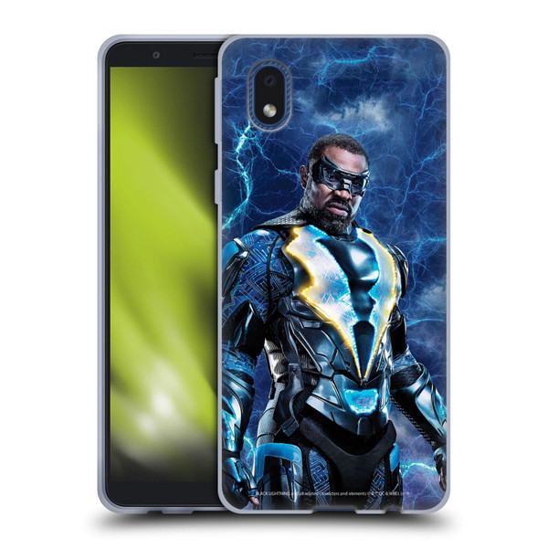 Black Lightning Characters Black Lightning Soft Gel Case for Samsung Galaxy A01 Core (2020)