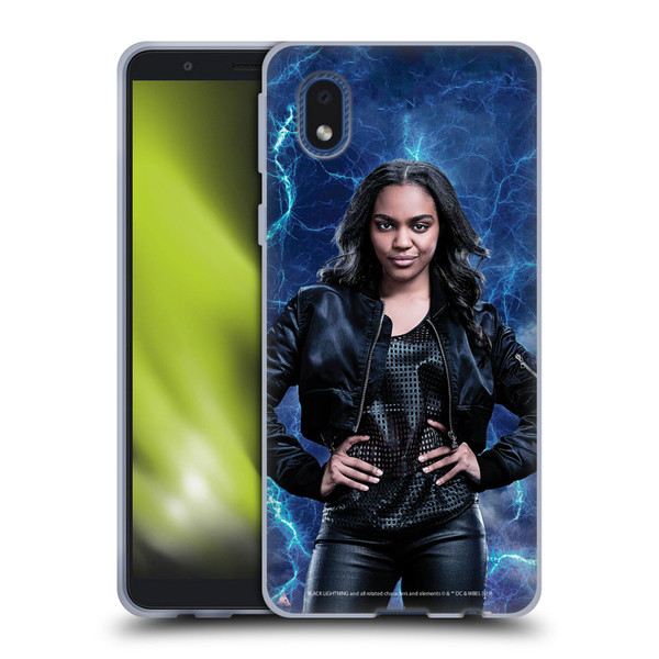 Black Lightning Characters Jennifer Pierce Soft Gel Case for Samsung Galaxy A01 Core (2020)