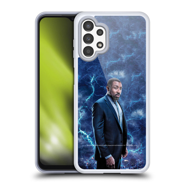 Black Lightning Characters Jefferson Pierce Soft Gel Case for Samsung Galaxy A13 (2022)