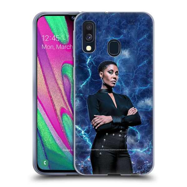 Black Lightning Characters Lynn Pierce Soft Gel Case for Samsung Galaxy A40 (2019)